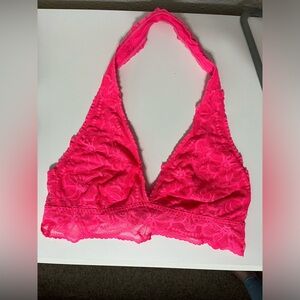 Victoria Secret PINK Small Halter Lace Bralette